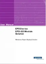 Preview for 1 page of Advantech EPD-023 User Manual