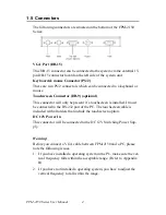 Preview for 14 page of Advantech FPM-2150 Series User Manual