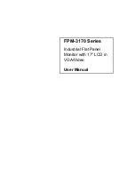 Advantech FPM-3170 Series User Manual предпросмотр