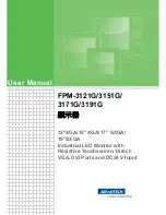 Preview for 1 page of Advantech FPM-3191G Series User Manual