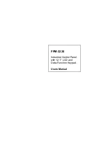 Advantech FPM-3220 User Manual preview