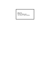 Preview for 1 page of Advantech FPM-37S Instruction Manual