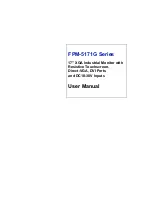 Предварительный просмотр 1 страницы Advantech FPM-5171G Series User Manual