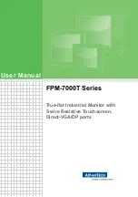 Advantech FPM-7000T Series User Manual предпросмотр