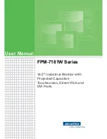 Advantech FPM-7181W Series User Manual preview