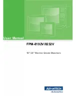 Advantech FPM-8192V User Manual preview