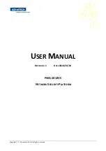 Advantech FWA-1012VC User Manual предпросмотр