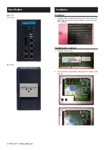 Предварительный просмотр 2 страницы Advantech FWA-1211 Startup Manual