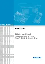 Preview for 1 page of Advantech FWA-2320 User Manual