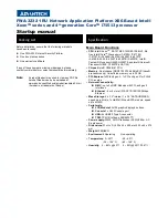 Preview for 1 page of Advantech FWA-3232 Startup Manual