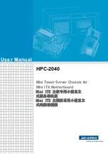 Advantech HPC-2040 User Manual preview