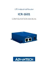 Advantech ICR-1601 Configuration Manual preview