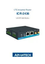 Предварительный просмотр 1 страницы Advantech ICR-2436 User Manual