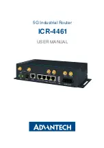 Preview for 1 page of Advantech ICR-4461 User Manual