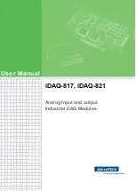 Advantech iDAQ-817 User Manual preview