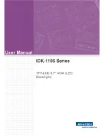 Advantech IDK-1105 Series User Manual предпросмотр