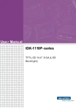 Advantech IDK-1110P Series User Manual предпросмотр