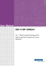 Preview for 1 page of Advantech IDK-1112P-50XGA1 User Manual