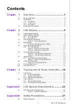 Preview for 5 page of Advantech IDK-1112P-50XGA1 User Manual