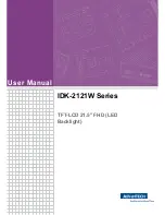 Предварительный просмотр 1 страницы Advantech IDK-2121W User Manual