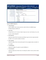 Preview for 48 page of Advantech IEEE 802.11a/n Wireless Access Point/ Client Bridge User Manual