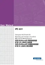 Preview for 1 page of Advantech IPC-631 User Manual