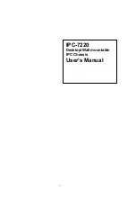 Advantech IPC-7220 User Manual preview