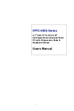 Предварительный просмотр 1 страницы Advantech IPPC-4008 Series User Manual