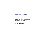 Advantech IPPC-7157 Series User Manual preview