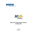 Preview for 1 page of Advantech MI/O-128 Design Manual