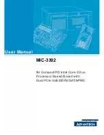 Advantech MIC-3392 User Manual preview