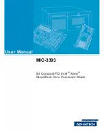 Предварительный просмотр 1 страницы Advantech MIC-3393 User Manual