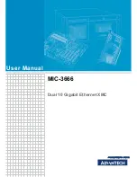 Advantech MIC-3666 User Manual preview