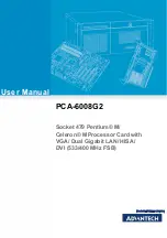 Advantech PCA-6008G2 User Manual preview