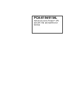 Preview for 1 page of Advantech PCA-6154 User Manual