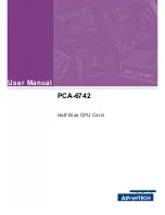 Advantech PCA-6742 Series User Manual предпросмотр