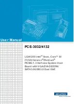 Advantech PCE-3032 User Manual preview