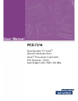 Предварительный просмотр 1 страницы Advantech PCE-7214 User Manual