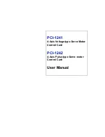 Advantech PCI-1241 User Manual preview