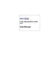 Preview for 1 page of Advantech PCI-1243U User Manual