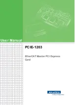 Предварительный просмотр 1 страницы Advantech PCIE-1203 User Manual