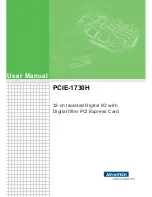 Advantech PCIE-1730H User Manual предпросмотр