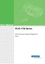 Preview for 1 page of Advantech PCIE-1758 Series User Manual