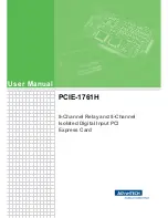 Advantech PCIE-1761H User Manual preview