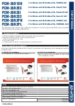 Advantech PCM-26D1DB Startup Manual preview