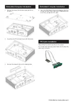 Preview for 3 page of Advantech PCM-26D2CA Startup Manual