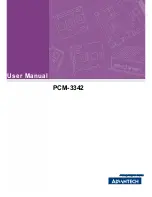 Advantech PCM-3342 User Manual preview