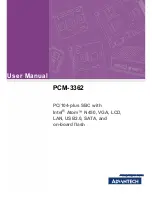 Advantech PCM-3362 User Manual preview