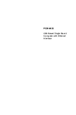 Advantech PCM-4822 User Manual preview