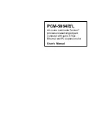 Advantech PCM-5864 User Manual preview